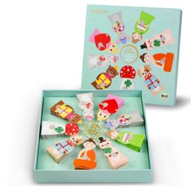   Dárková sada bylinného čaje Creano Tea Lovers, 9 pyramidových sáčků v různých tvarech, 22.5 g, bez kofeinu