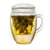 Sklenice na čaj Creano All-In-One, 400 ml, skleněný filtr a víčko, borosilikátové sklo