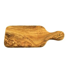   Prkénko na bylinky z olivového dřeva s rukojetí, 23x10 cm, tloušťka 1,2 cm