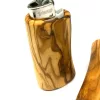 Pouzdro na zapalovač z olivového dřeva, kompatibilní s BIC J25, 7x3 cm