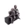 Figurină decorativa Divine Dekor, aluminiu și lemn, înălțime 18 cm, stil modern