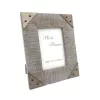 Ramă foto Giftdeco, pentru fotografie 13 x 18cm, lemn de mango și metal, 27,5 x 22,5 cm