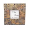 Ramă foto Giftdeco A-1106, lemn de mango și metal, fotografie 10 x 10 cm, ramă 20 x 20 cm, stil vintage