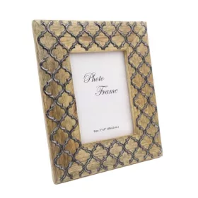   Ramă foto Giftdeco A-1155, pentru fotografie 13 x 18cm, lemn de mango și metal
