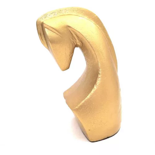 Figurină decorativa Giftdeco, alamă și aluminiu, înălțime 22 cm