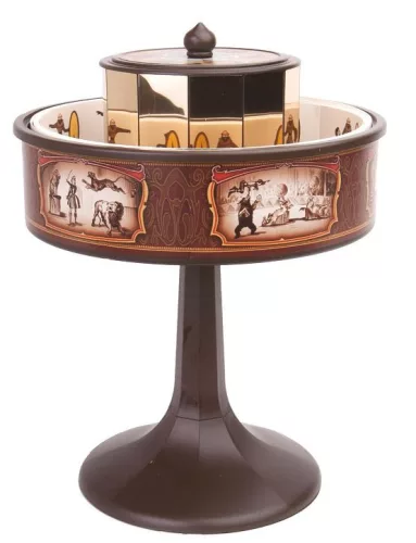 Praxinoscop retro Hemisferium H64, înălțime 19,5 cm, diametru 14,2 cm