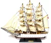 Machetă navala Giftdeco, plastic, metal și lemn, înălțime 42,5 cm, lățime 11,5 cm, stil nautic
