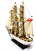 Machetă navala Giftdeco, plastic, metal și lemn, înălțime 42,5 cm, lățime 11,5 cm, stil nautic