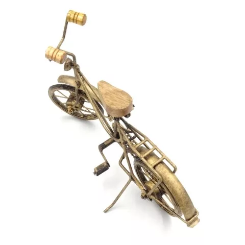 Figurină decorativa Giftdeco NC1714, metal și lemn, 35 x 11 x 24,5 cm, stil retro, modern, clasic