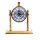 Ceas decorativ Giftdeco NC2963, alamă și sticlă, înălțime 11 cm, lățime 9,5 cm, stil nautic