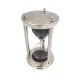 Clepsidră Giftdeco NC3011, aluminiu și sticlă, 10,15 x 10,15 x 20,25 cm, stil industrial, modern