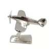 Machetă avion Giftdeco N-0896, aluminiu și metal, 17 x 14 x 11 cm, stil industrial, modern