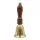 Clopot decorativ cu maner Giftdeco HBW28/2, alama si lemn, diametru 5 cm