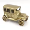 Machetă auto retro Giftdeco N796, metal, finisaj alamă antică, 13,5 x 6,5 x 9 cm