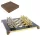 Set sah Manopoulos S15, alamă, metal și lemn, înălțime 54 cm, stil clasic