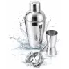 Set accesorii bar Giftdeco BS48171, inox, înălțime 21 cm, lungime 18,5 cm