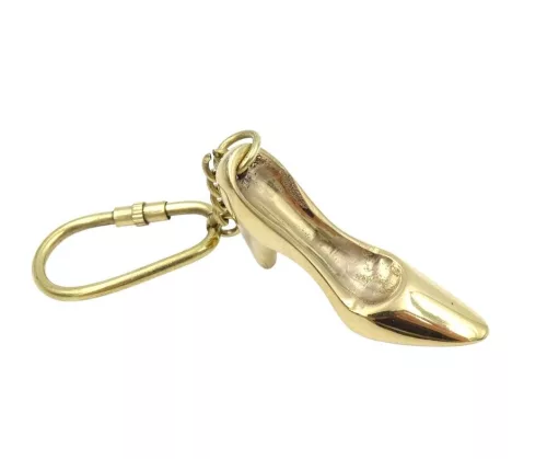 Breloc Giftdeco KRT3, alamă, 5,6 x 3 cm