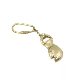 Breloc Giftdeco KRT6, alamă, 5 x 2 cm