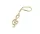 Miniatură vioara Giftdeco KRT13, Key Keyring, alamă, 6 x 2,5 cm