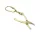 Breloc Giftdeco KRT26, alamă, lungime 12 cm