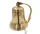 Clopot de navă Giftdeco HB4/10, alamă aurie, diametru 25 cm, cu frânghie