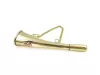 Goarnă militară decorativă Giftdeco MIW135, alamă aurie, 15 cm, cu lanț