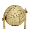 Glob decorativ cu busola Giftdeco MX1160, alama aurie, 12,5 cm