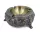 Scrumieră decorativa Giftdeco, metal, înălțime 4 cm, diametru 12 cm, stil retro, clasic