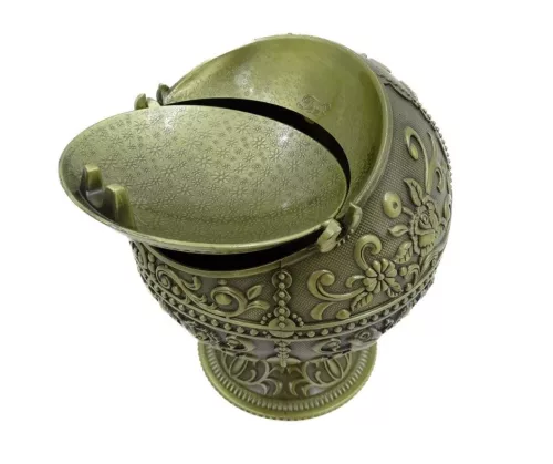 Glob decorativ Giftdeco, metal, înălțime 13 cm, diametru 9 cm