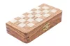Set sah Giftdeco G201Z, alamă și lemn, înălțime 3 cm