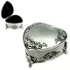 Cutie pentru bijuterii Giftdeco, metal, 8,7 x 8,4 x 5,1 cm