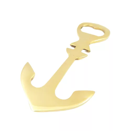 Desfăcător sticle Giftdeco, alamă, 13,6 x 6,8 cm, stil nautic