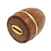 Obiect decorativ Giftdeco DNU-001, alamă și lemn, înălțime 13 cm