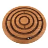 Obiect decorativ Giftdeco DNU-005, metal și lemn, diametru 12,5 cm, stil clasic
