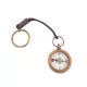 Breloc busola Giftdeco CL336/1, metal si sticla, finisaj alama, 3 x 17 cm
