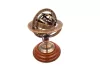 Astrolab decorativ Giftdeco NI351 din alamă și lemn, 13,5 cm