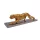 Obiect decorativ Giftdeco, aluminiu, 42 x 11,5 x 10 cm, stil minimalist, modern
