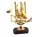 Obiect decorativ Giftdeco N-4450A, alamă și lemn, înălțime 20 cm, stil nautic