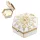 Cutie cadou Giftdeco B0035-08WH, metal, 5 x 5 x 2cm