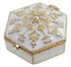Cutie cadou Giftdeco B0035-08WH, metal, 5 x 5 x 2cm