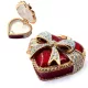 Cutie pentru bijuterii Giftdeco B0747-00, metal, 4,8 x 4 x 2,5 cm