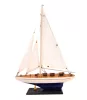 Machetă navala Giftdeco M1, lemn, înălțime 42 cm, stil nautic