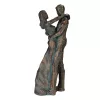 Figurină cuplu dansând Giftdeco 43064, polirășină, 10,7 x 8,5 x 28 cm