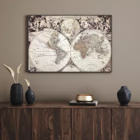 Harta decorativa Giftdeco M1686, 56,5 x 47,5 cm