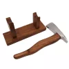 Obiect decorativ Giftdeco WAA177, metal și lemn, înălțime 14 cm, lungime 27 cm