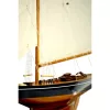 Machetă velier Columbia Giftdeco COL, lemn și vele din pânză, 94 x 13 x 104 cm