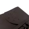 Jurnal Giftdeco AH03, piele de bivol și metal, 18 x 13 cm, stil retro, vintage, nautic