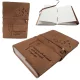 Jurnal Giftdeco AH04, piele de bivol, inscriptie motivanta, 200 pagini, 18 x 13 cm, stil vintage