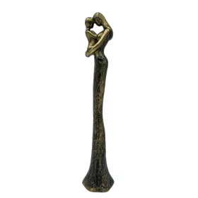   Figurină mamă cu copil Giftdeco E43586, rășină, auriu-negru, 5,5 x 5,2 x 26,8 cm
