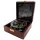 Busolă decorativă Giftdeco NC103185 – cadran solar, alamă, cutie din lemn